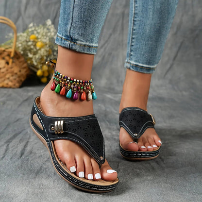 Élodie™ - Sandalen met sleehak en open teen voor dames