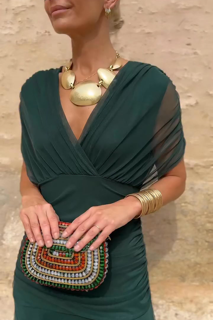 Lorenza™ | Elegante maxi-jurk met V-hals