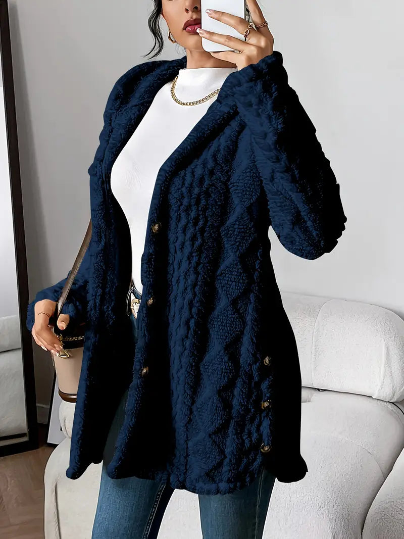 Chateau Elise™ | Luxe Gebreide Hoodie Cardigan