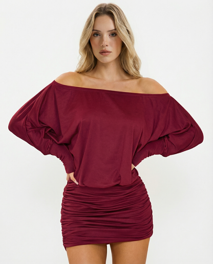 Virexo | SOLA Mini-jurk met ruches