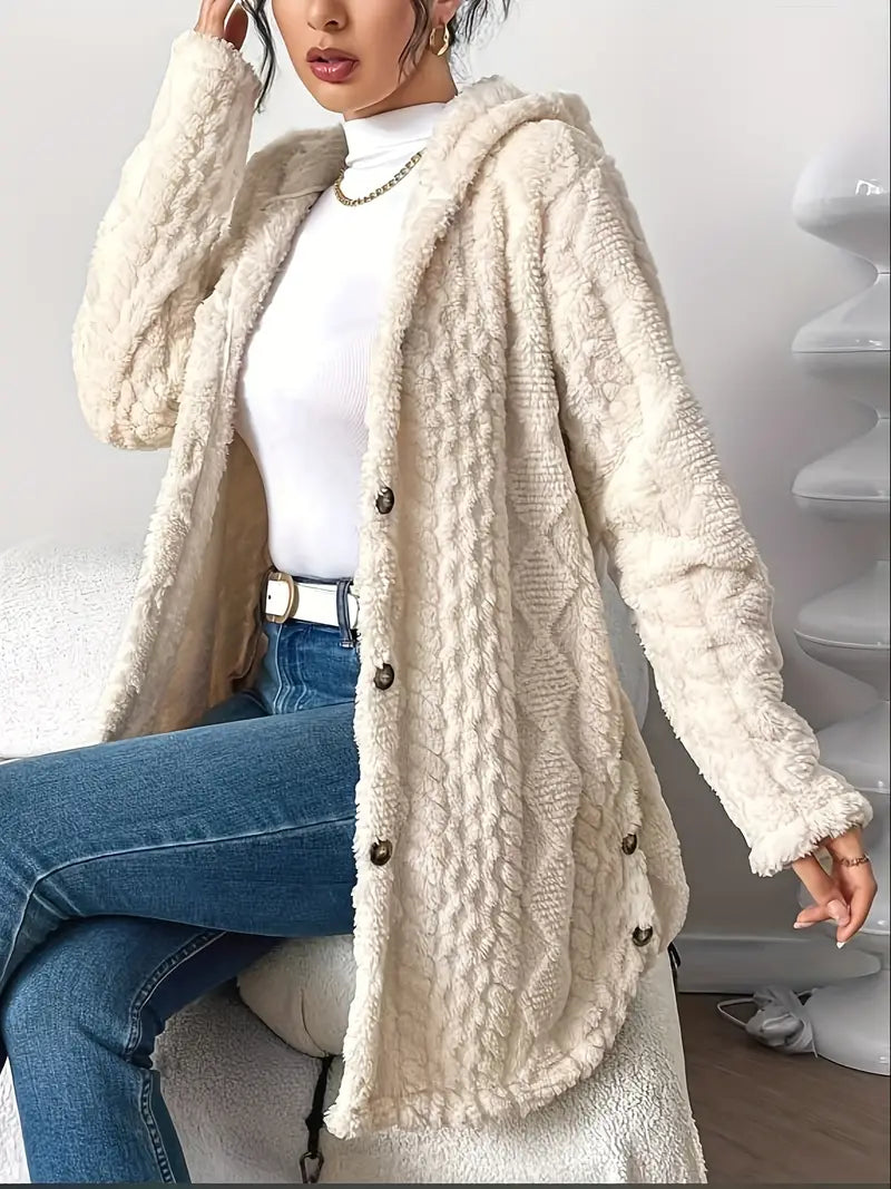 Chateau Elise™ | Luxe Gebreide Hoodie Cardigan