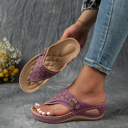 Élodie™ - Sandalen met sleehak en open teen voor dames