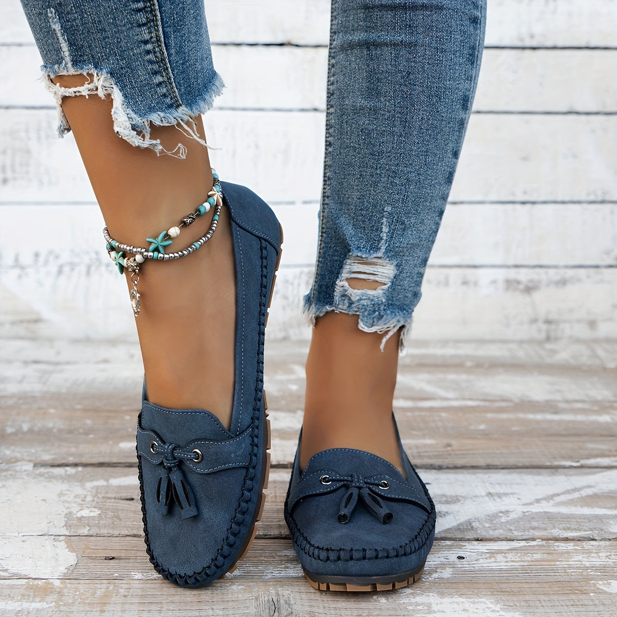 Nadine™ - Klassieke loafers met kwastjes