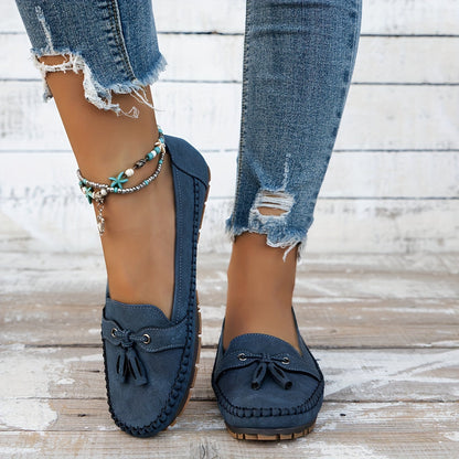 Nadine™ - Klassieke loafers met kwastjes