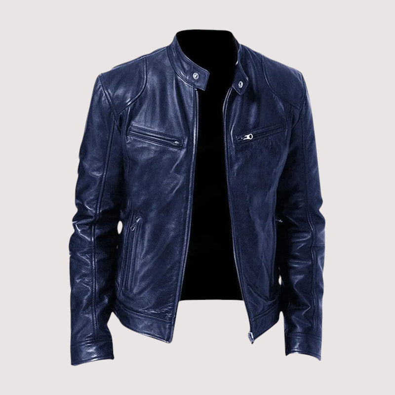 Virexo™ | Heren Leren Jas