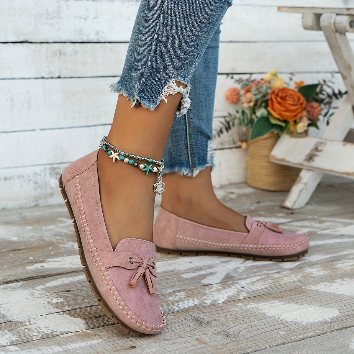 Nadine™ - Klassieke loafers met kwastjes