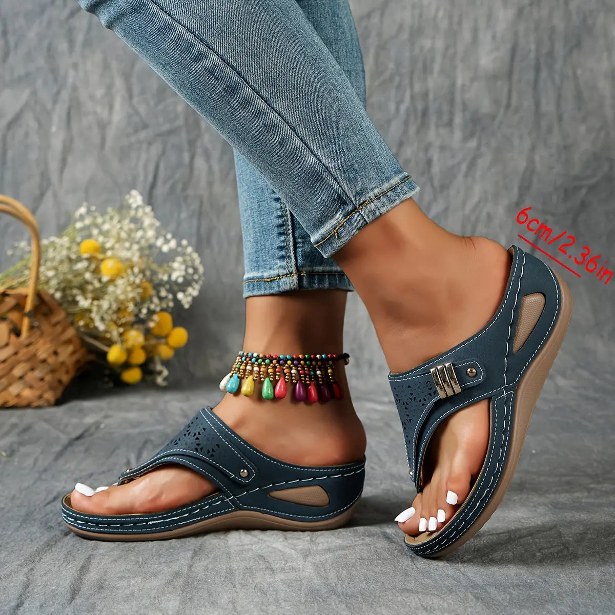 Élodie™ - Sandalen met sleehak en open teen voor dames