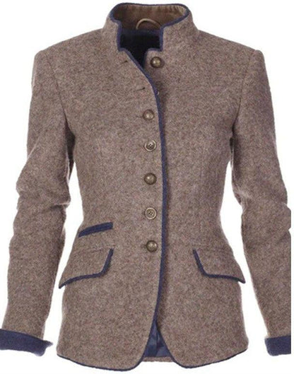 Sophia™ – Elegante Jas met Lange Mouwen