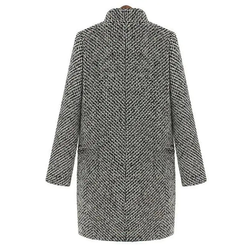 Evelyn - Chique Wollen Winterjas