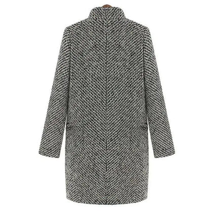 Evelyn - Chique Wollen Winterjas