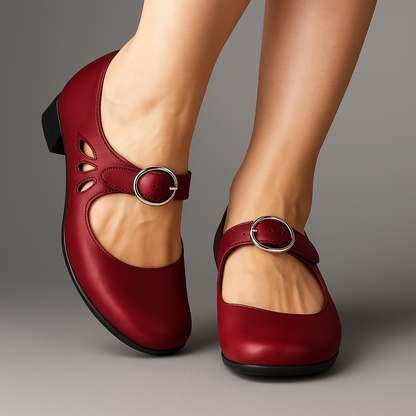 Denisa™ - Orthopedische leren sandalen