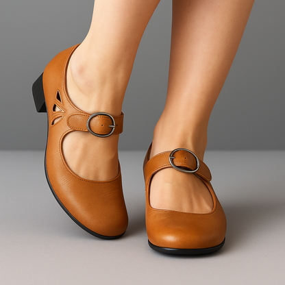 Denisa™ - Orthopedische leren sandalen