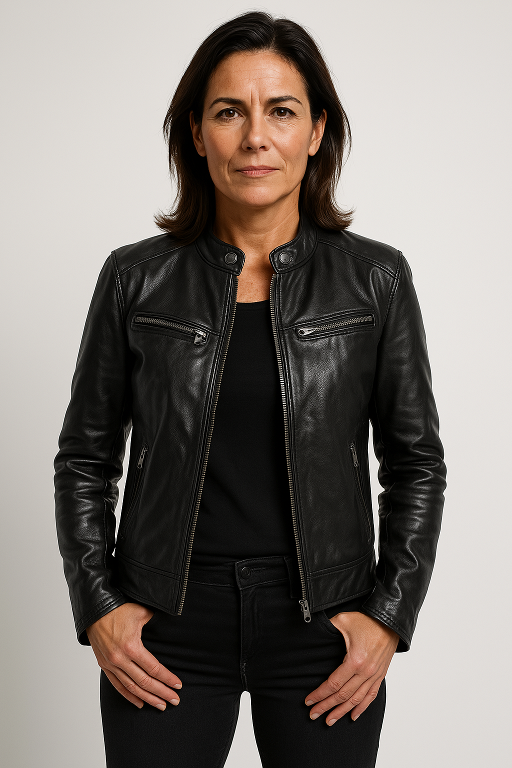 Virexo | Casual Leren Jas