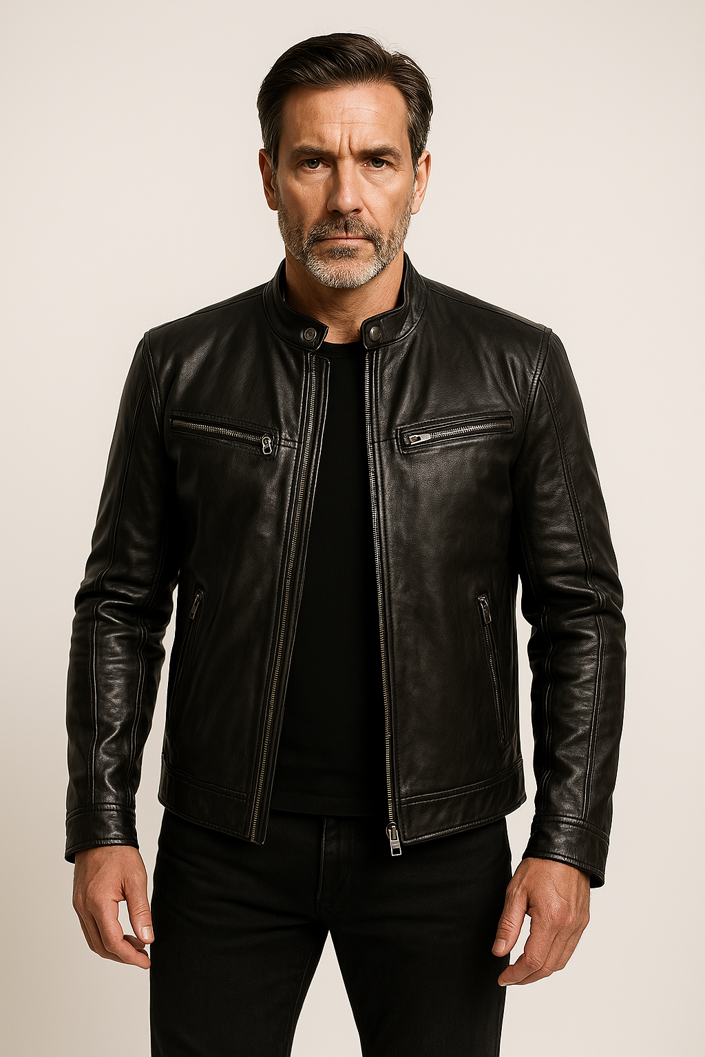 Virexo | Casual Leren Jas