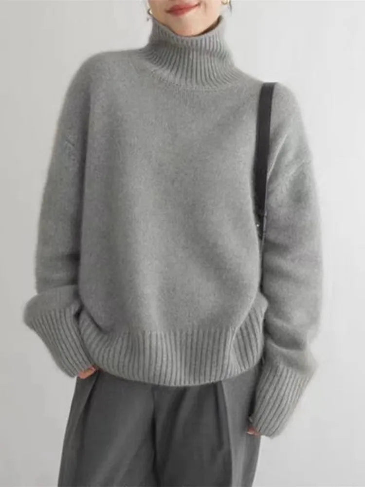 Alecia | Luxe Damestrui van Kasjmier met Col | Tijdloze Elegantie