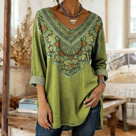 Vintage casual blous