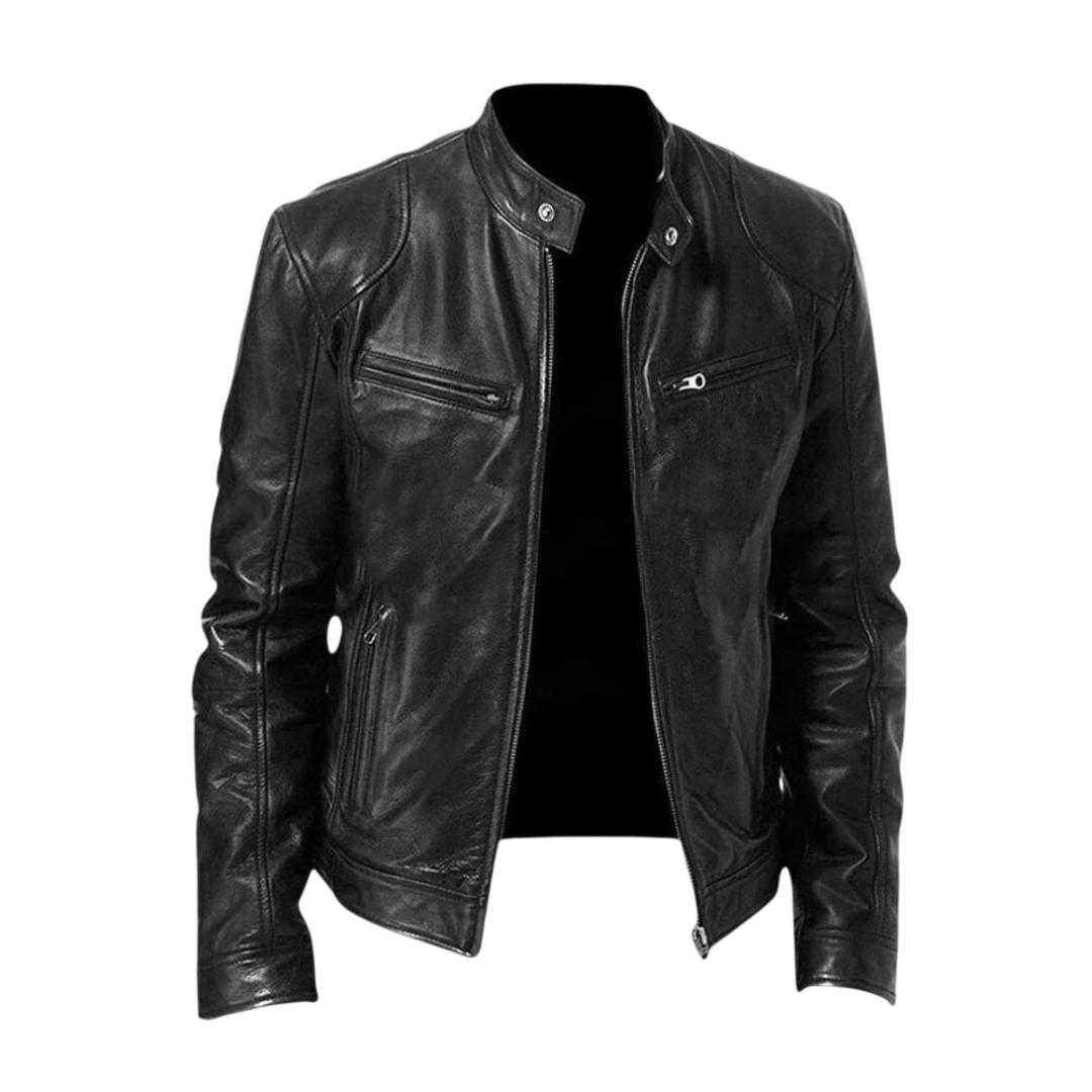 Virexo™ | Heren Leren Jas