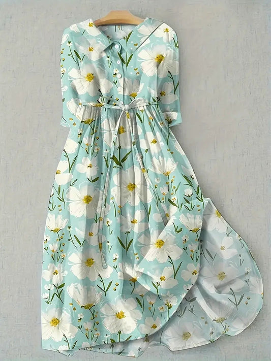 Lotte | Zomerjurk met verse bloemen