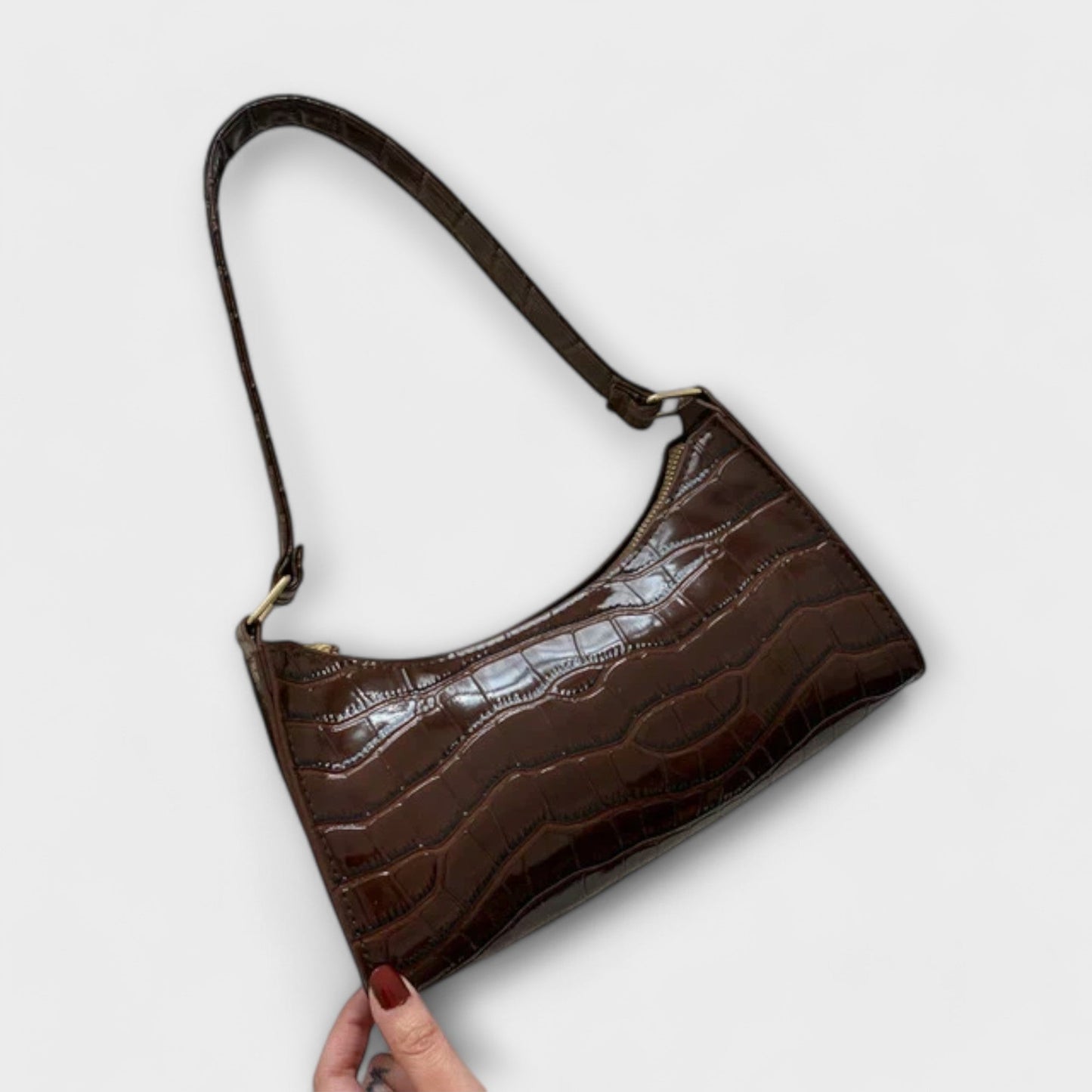 Ava | Chique glanzende tas