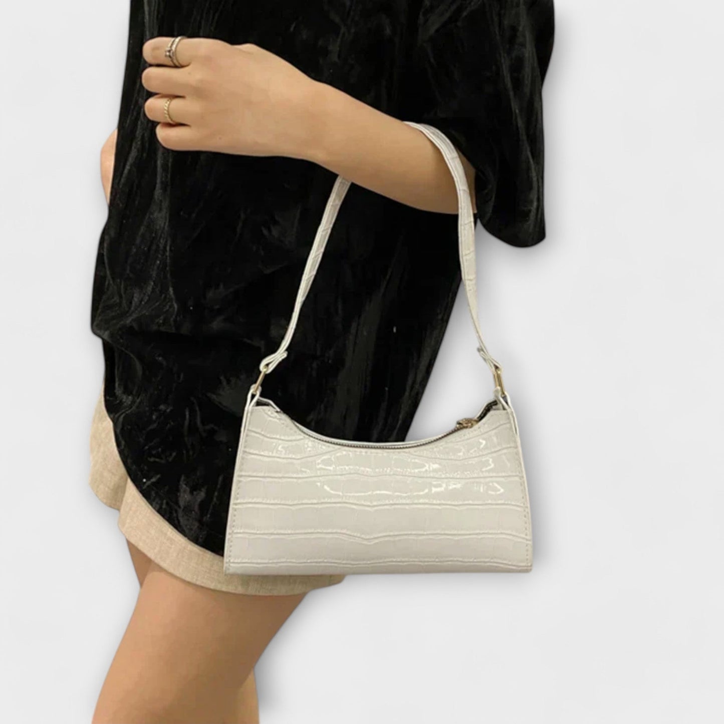 Ava | Chique glanzende tas