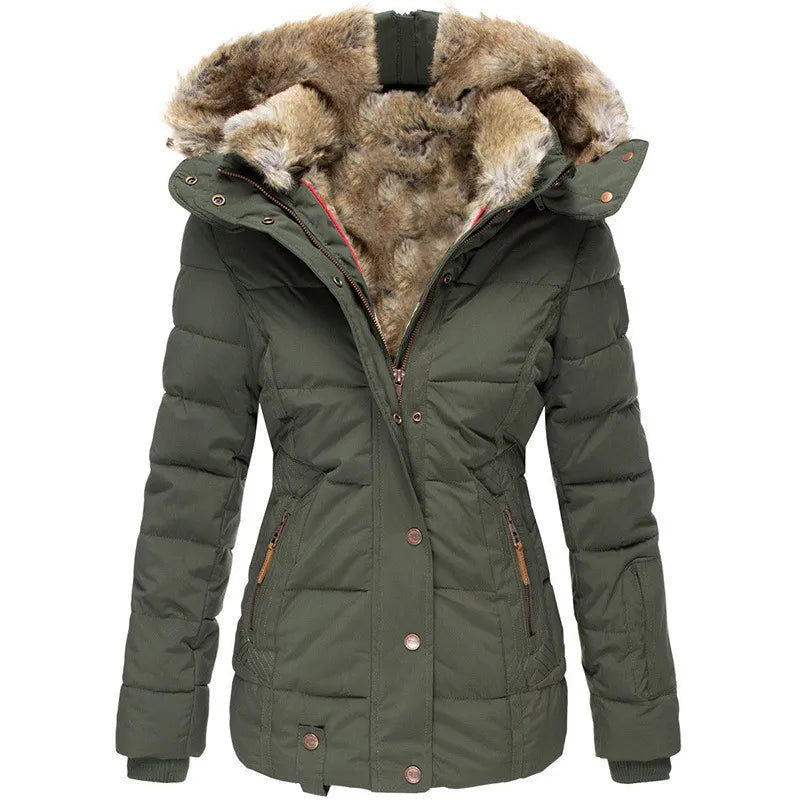 Grace™ – Comfortabele Warme Winterjas met Bont
