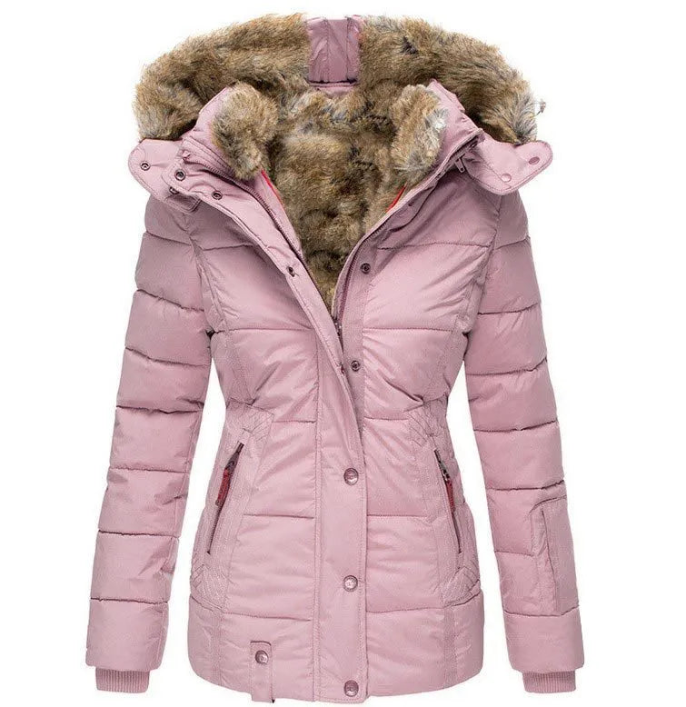 Grace™ – Comfortabele Warme Winterjas met Bont