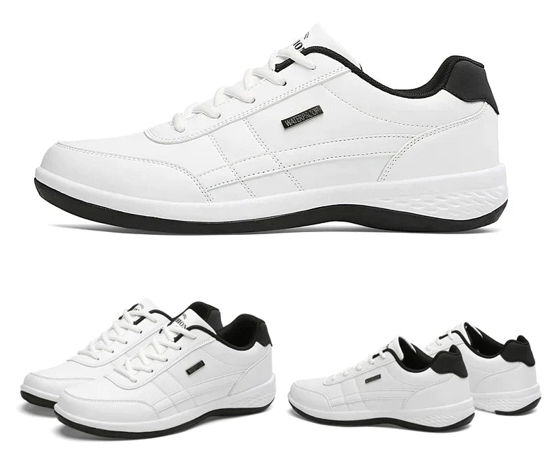 Mr. Orthopedische comfortabele leren sneaker 2025