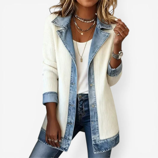 Emilia™ Jas van gemengd denim