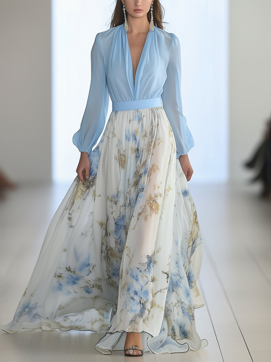 Harper™ | Prachtige Maxi-jurk met Bloemenprint