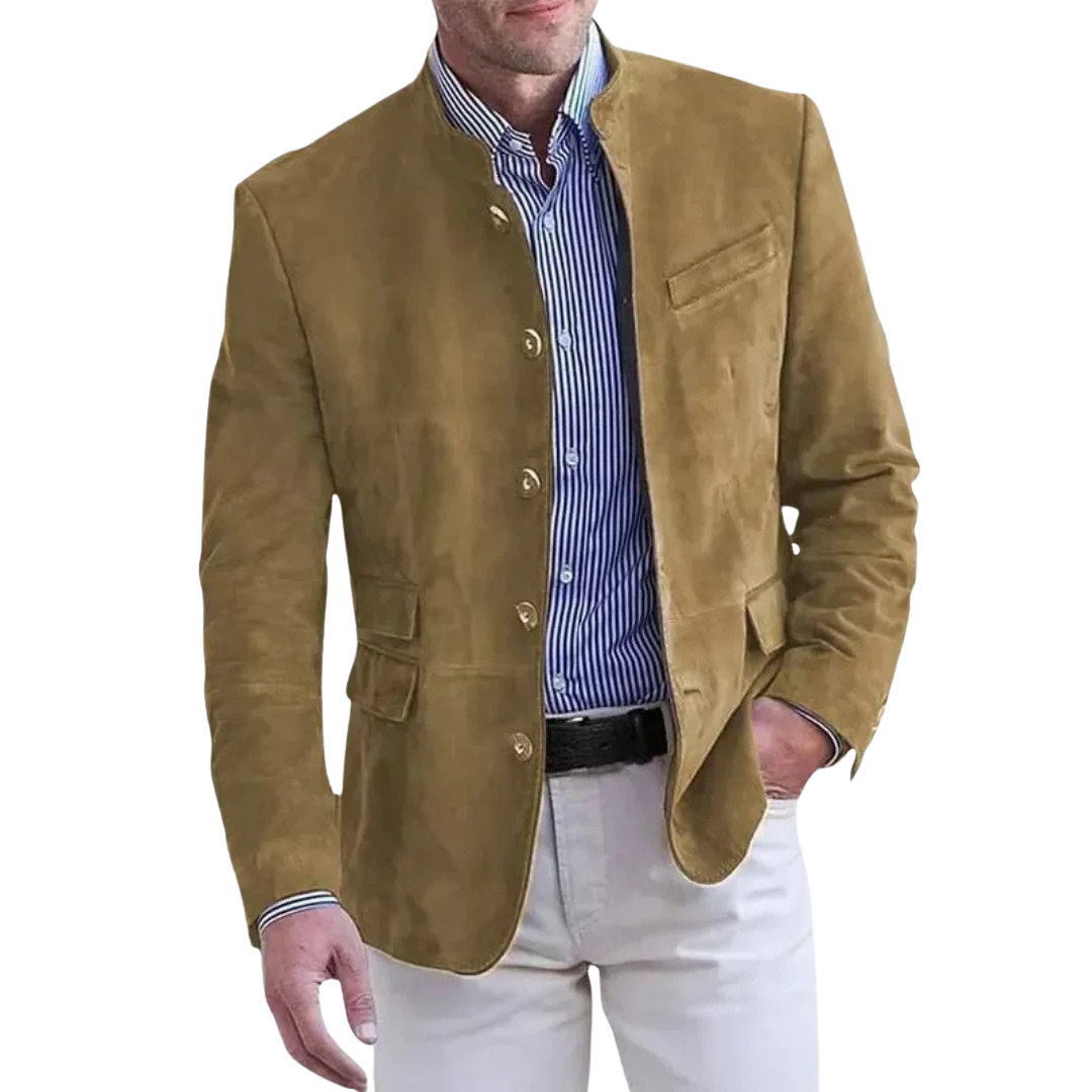 Bryan™ | Suède leren jas