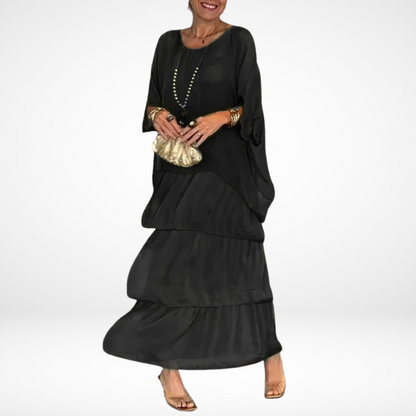 Hylda™ Artistieke losse maxi-jurk