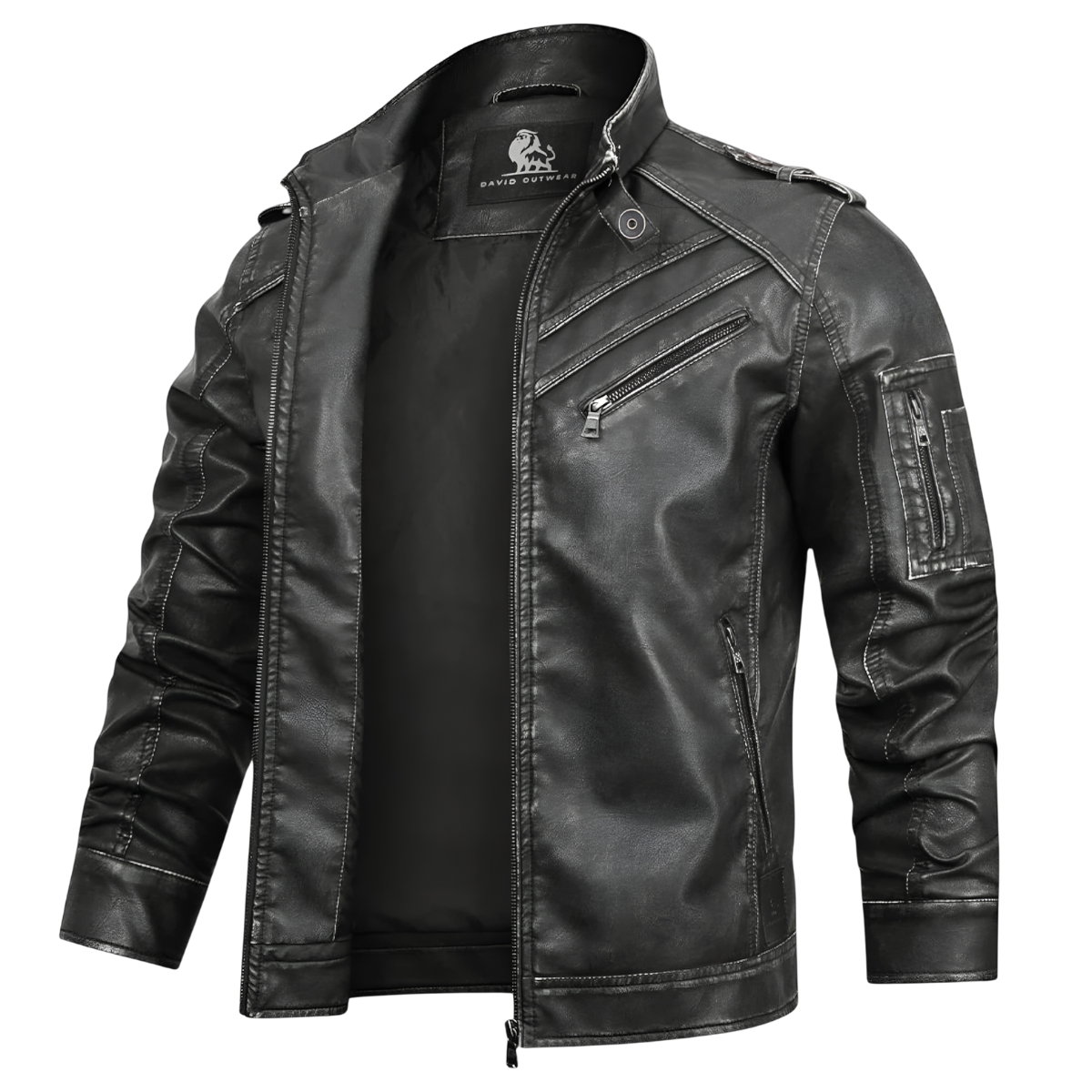 Nicolas™ | Leren Engine Jasje