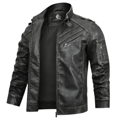 Nicolas™ | Leren Engine Jasje