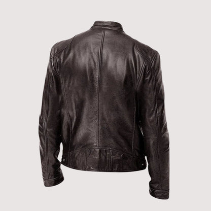 Virexo™ | Heren Leren Jas
