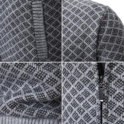 Virexo | Gebreid Vest met Rits