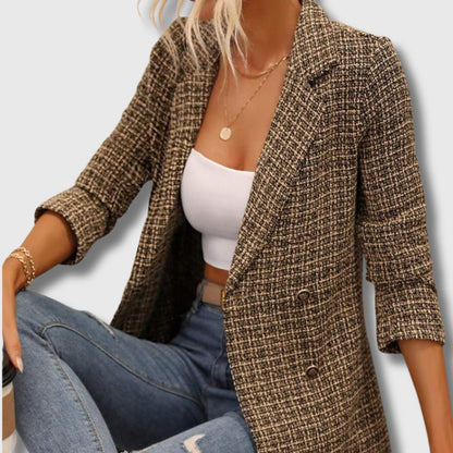 Sabine - Dames Chic Tweed Blazer Limited Edition