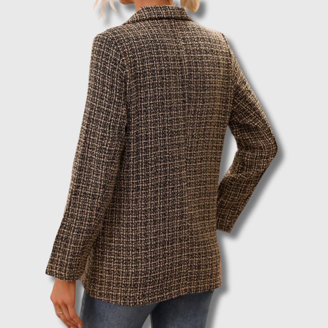 Sabine - Dames Chic Tweed Blazer Limited Edition