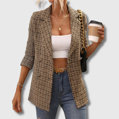 Sabine - Dames Chic Tweed Blazer Limited Edition