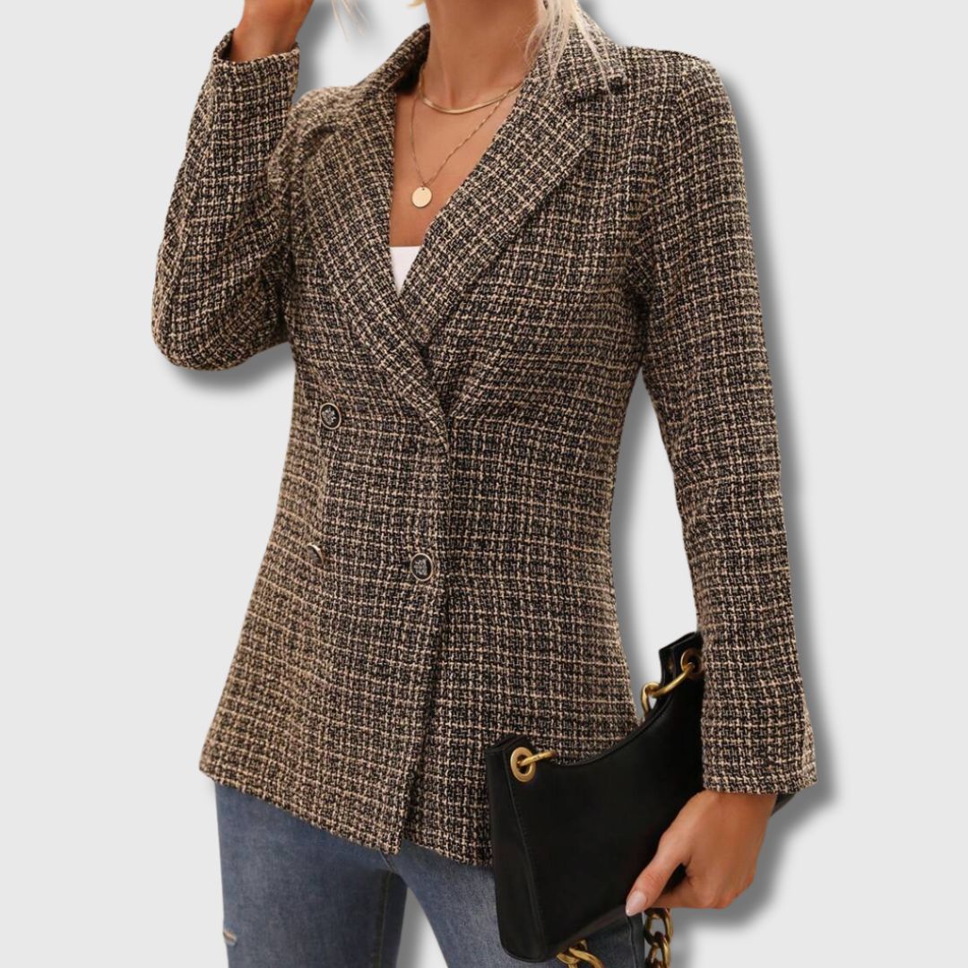Sabine - Dames Chic Tweed Blazer Limited Edition