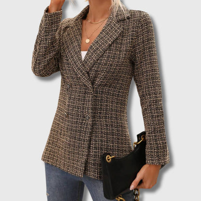 Sabine - Dames Chic Tweed Blazer Limited Edition