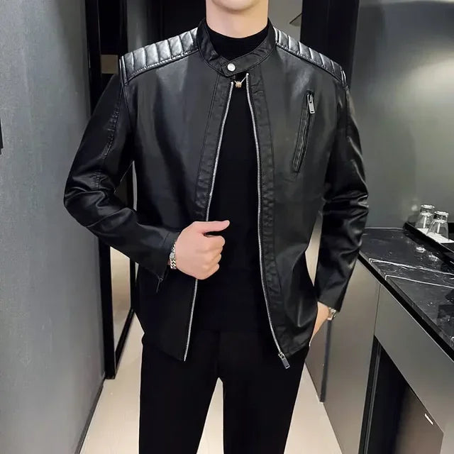 Adrien™ | Elegante leren jas