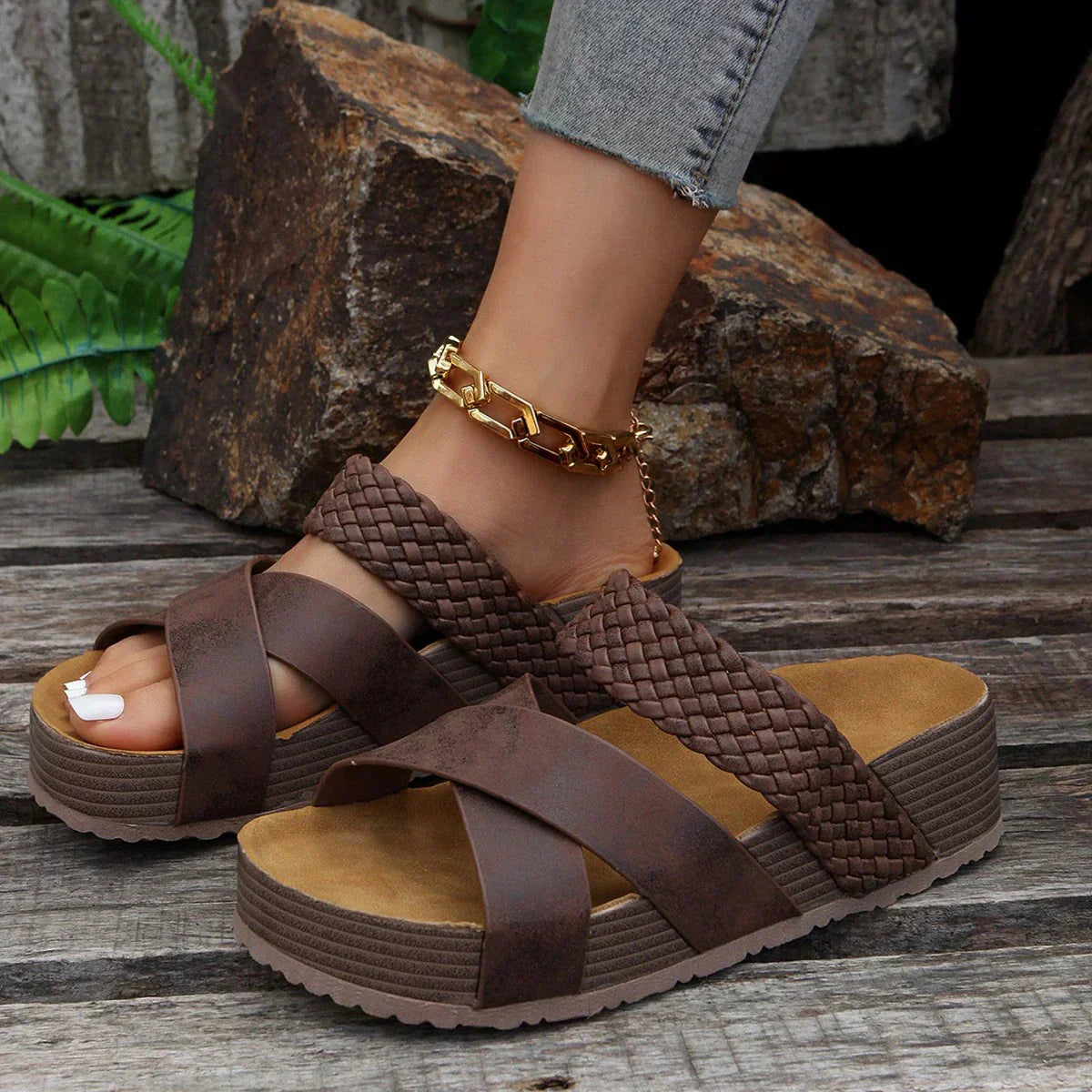 Nikki™ - Modieuze orthopedische sandalen
