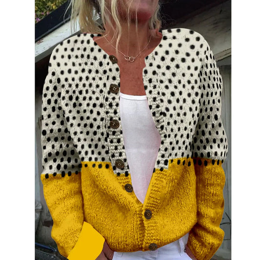 Polly | Chique Cardigan met Print