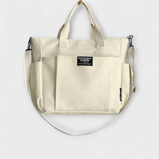 Amara - Minimalistische canvas draagtas