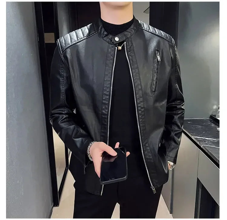 Adrien™ | Elegante leren jas