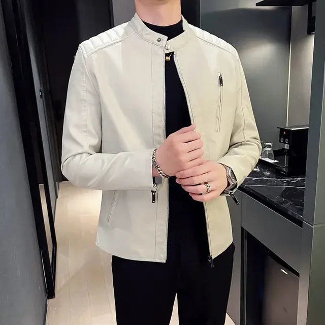 Adrien™ | Elegante leren jas