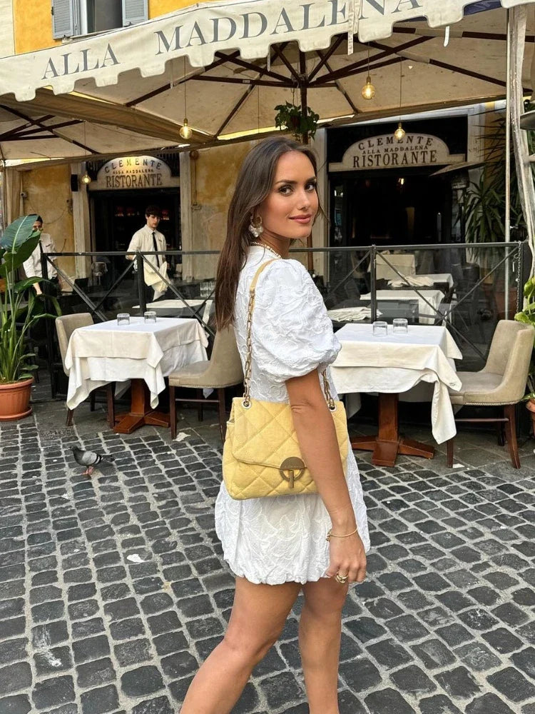 Virexo | Puff Mini Jurk