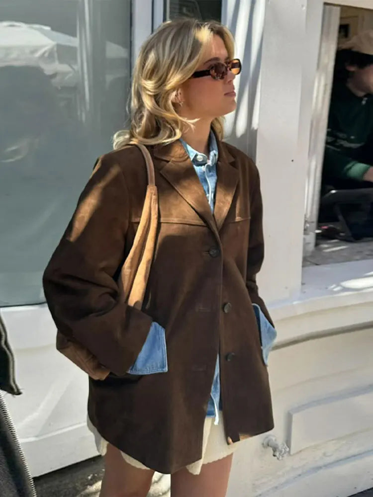 EMMA | Modieuze Blazer met Revers en Zakjes