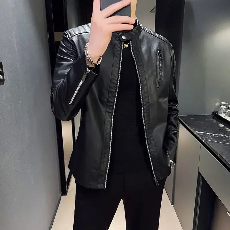 Adrien™ | Elegante leren jas