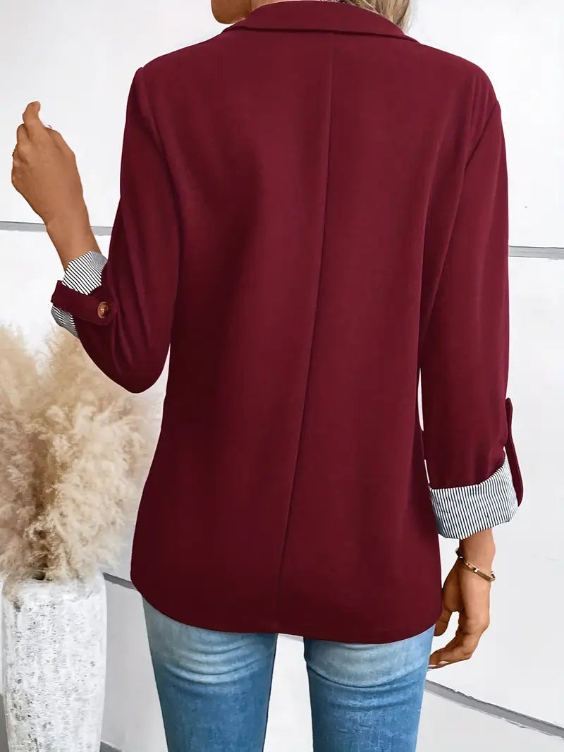 Flor™ | Blazer met driekwartmouwen